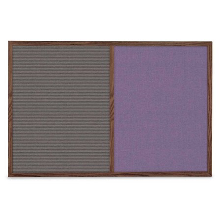 United Visual Products Slim Style Indoor Enclosed Corkboard, 30 UV503SCH-WHITE-CLOUD